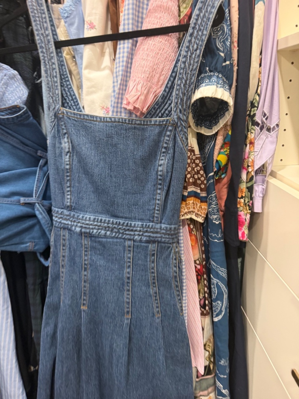 Anthropologie pilcro denim midi dress - Picture 6 of 8